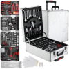 TLGREEN 799pcs Mechanic Tool Set with Trolley Case, Complete Household Tool Kit for Home