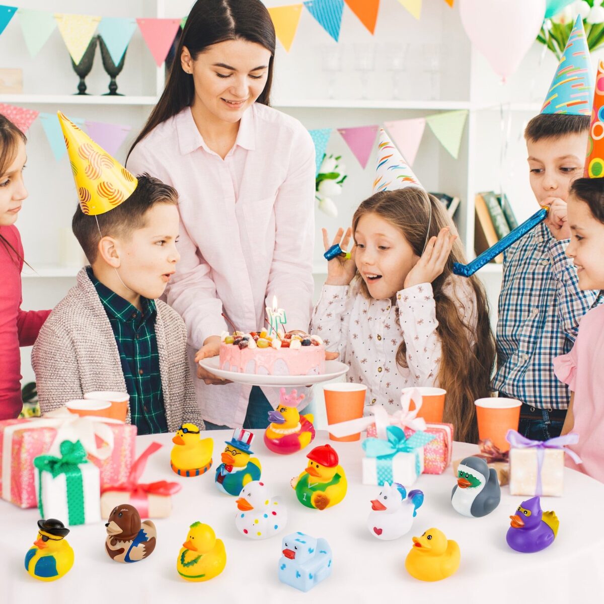 Joyfy 15 Pcs Rubber Ducks