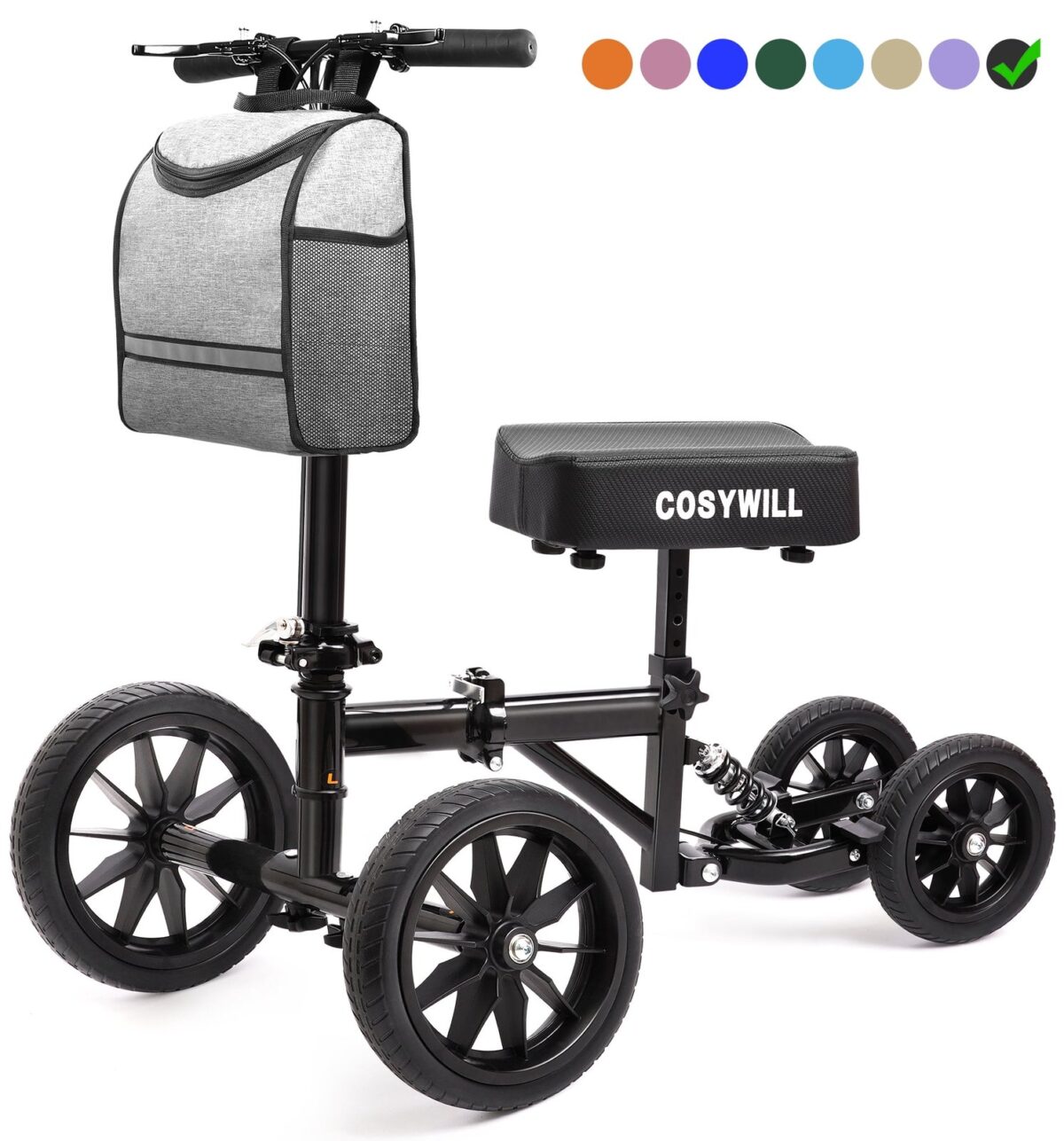 COSYWILL All Terrain Knee Scooter, Knee Walker Scooter for Foot Injuries