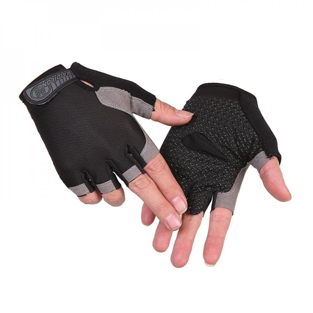 SHELLTON Cycling half Finger Mountain Bicycle Men Women Gel Pad Anti-slip Breathable Outdoor