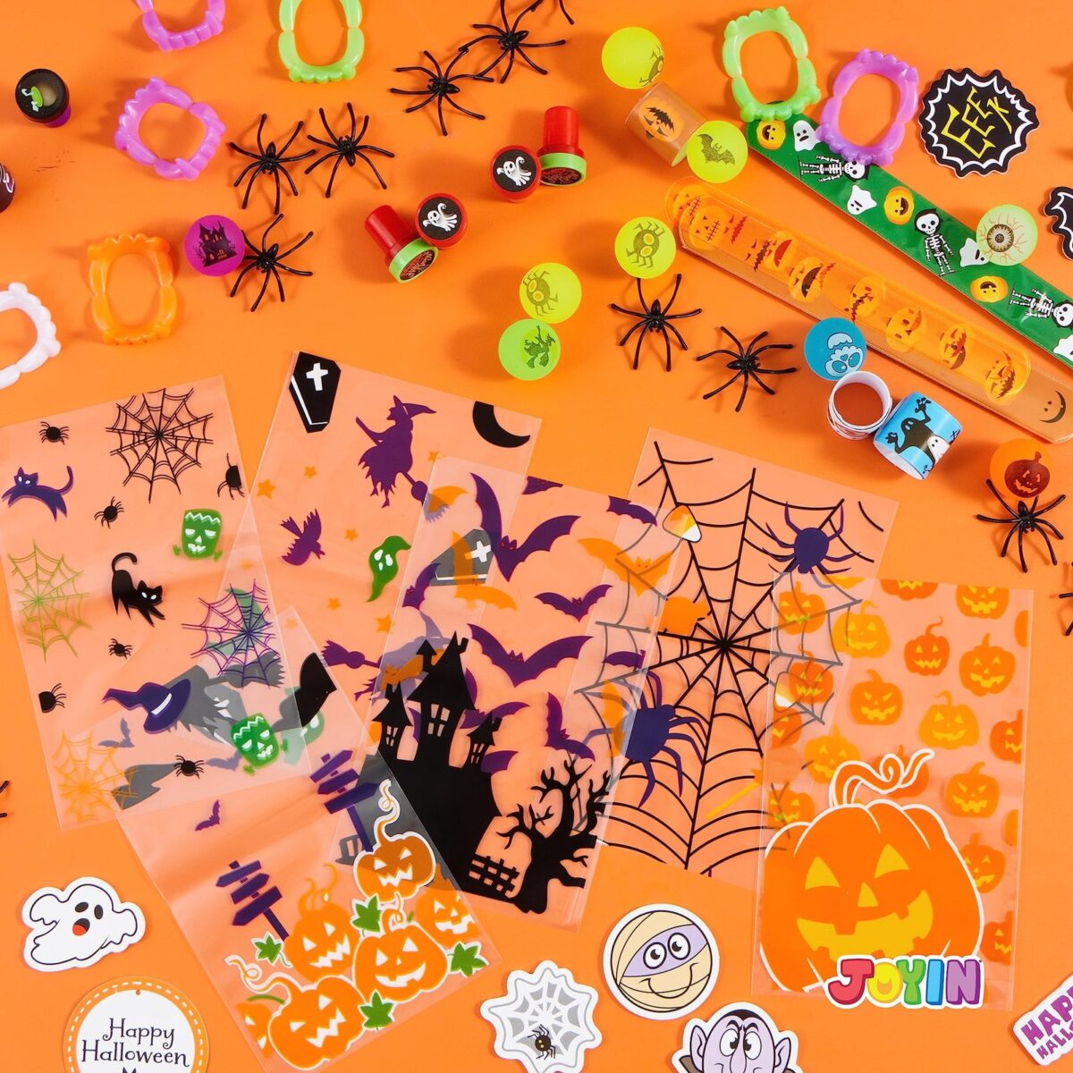Joyfy 168 Pcs Halloween Stationery Party Favors, Halloween Gifts for Kids