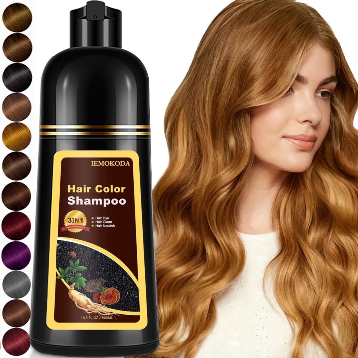 Hair Dye Shampoo Bonde Brown