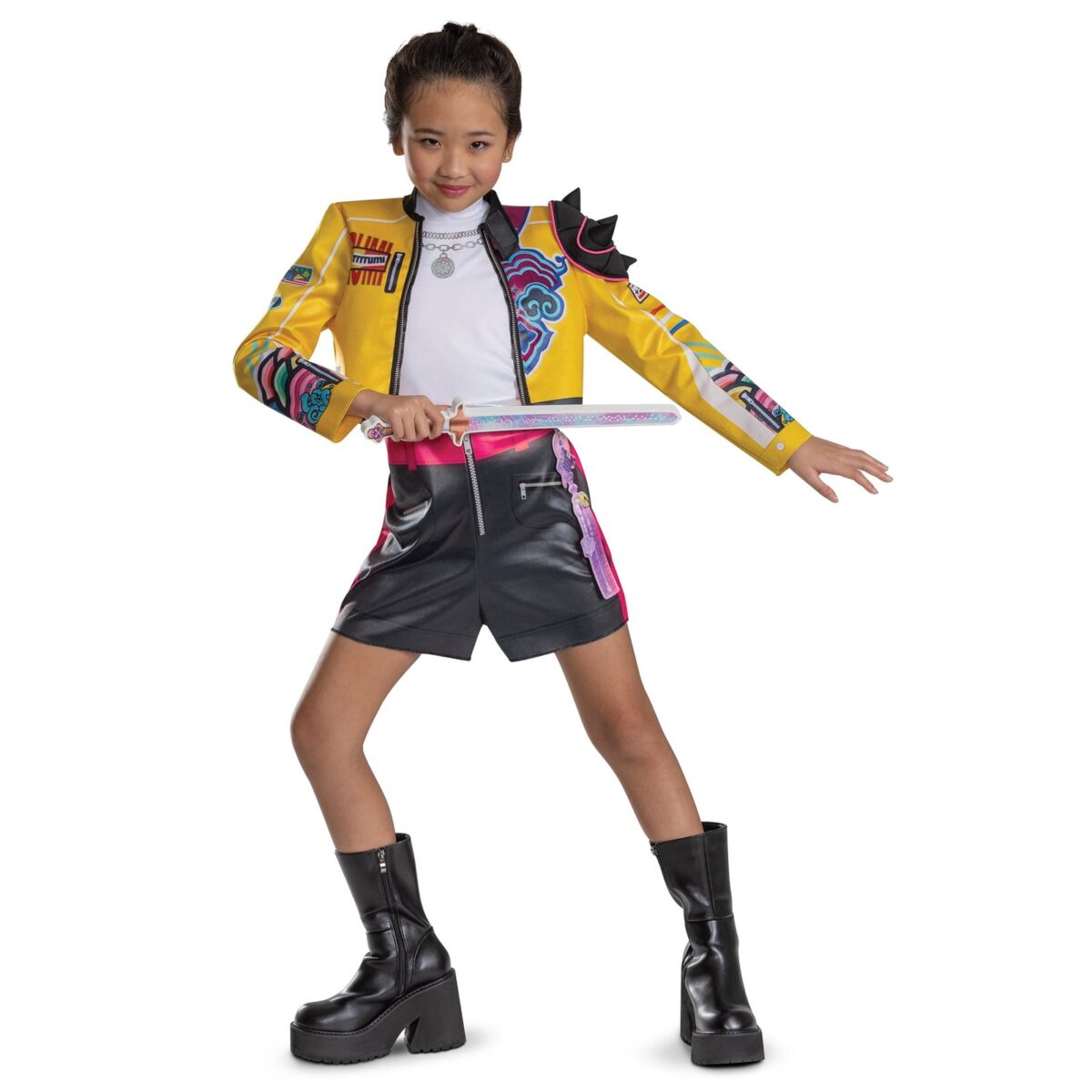 Netflix K-Pop Demon Hunters Rumi Halloween Costume for Children, Girls Size L (10/12)