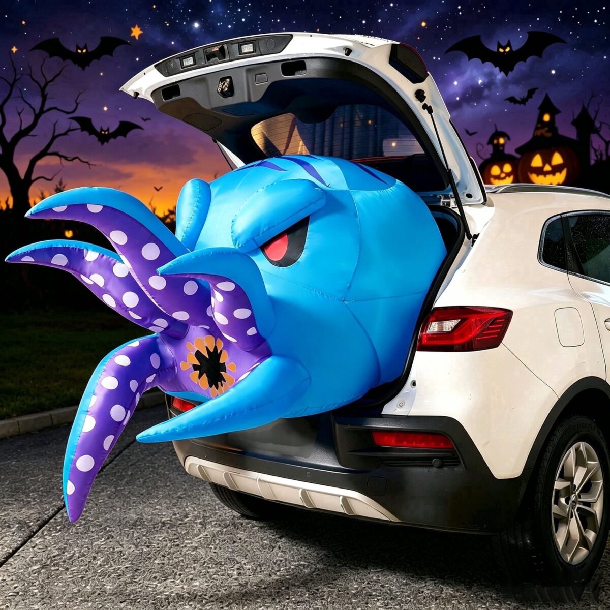 Joyfy 5ft Long Halloween Inflatable Trunk or Treat Car Decorations