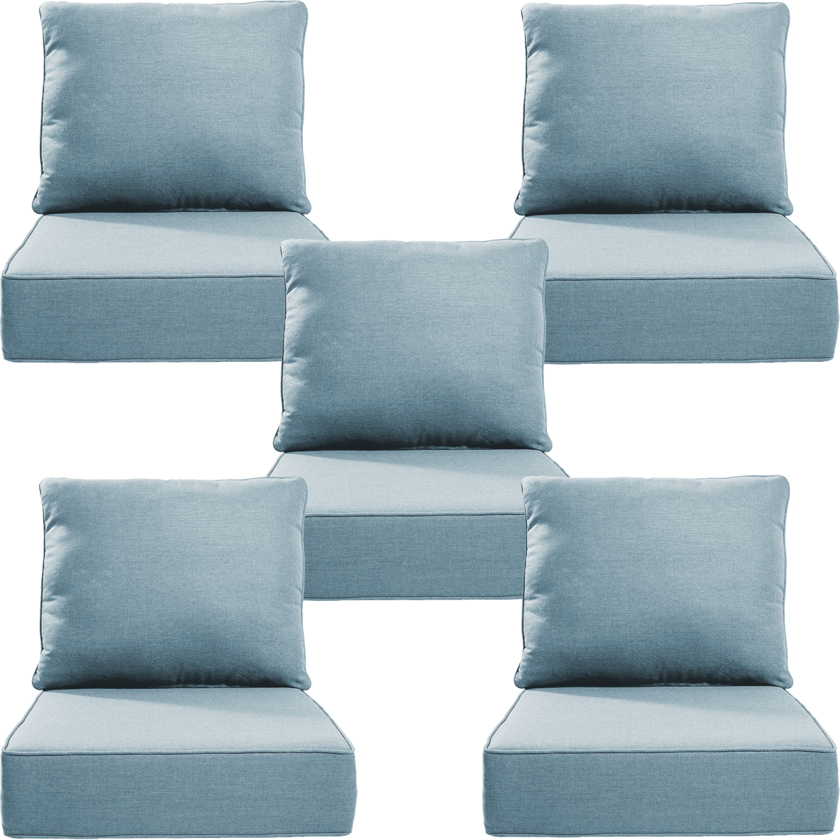 Bellefurn Outdoor Deep Seat Cushion 24 X 24 X 6 inch for Patio Furniture