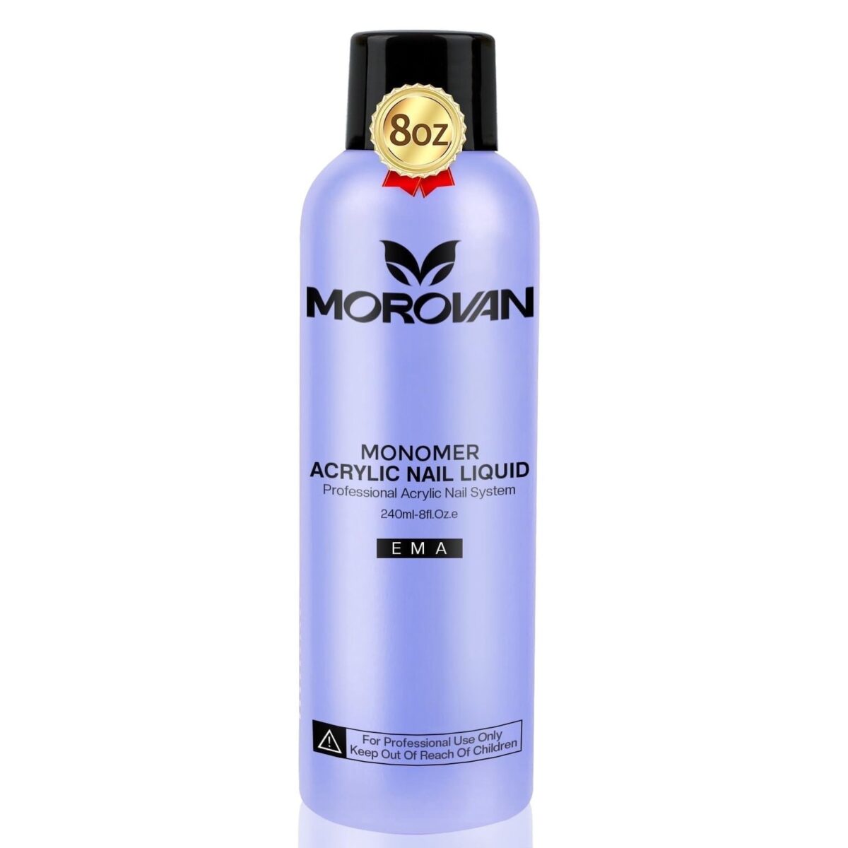 Morovan Monomer Acrylic Nail Liquid 8oz for Acrylic Powder - Professional Monomer Acrylic Nail