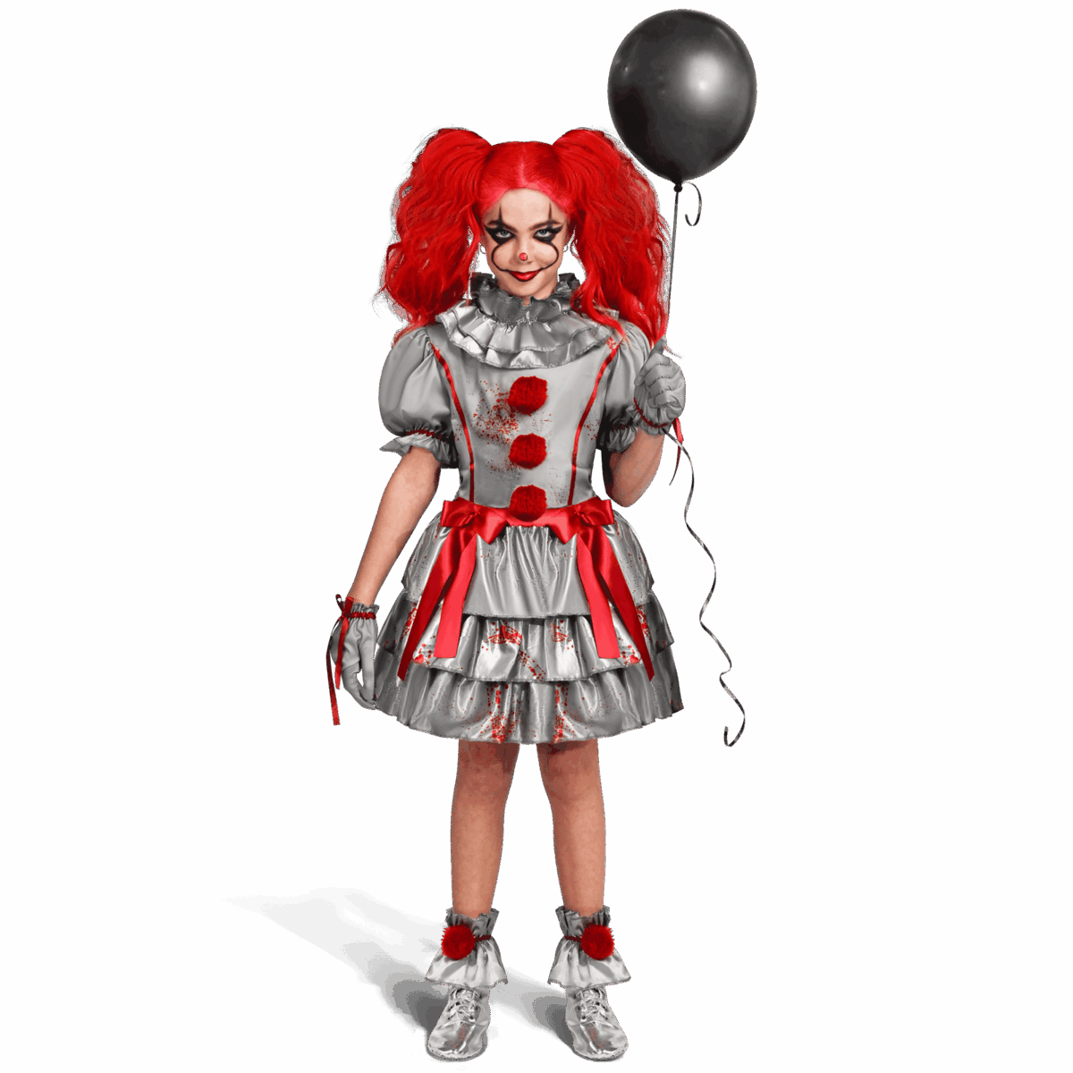 Joyfy Girls Clown Costume, Evil Clown Dress