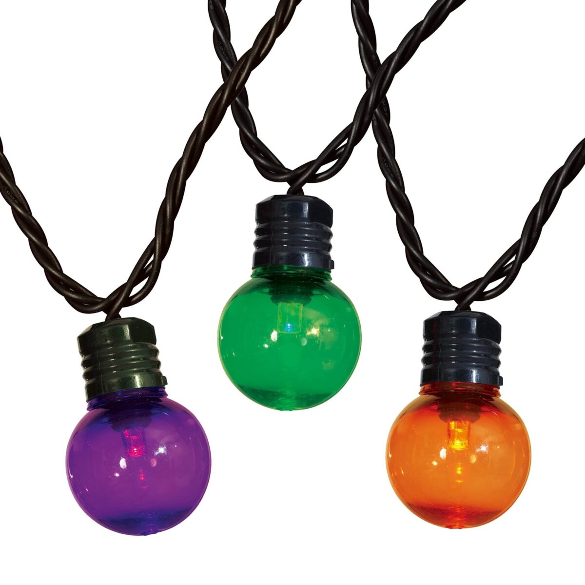 Indoor/Outdoor 70-Count LED G30 Globe String Lights, Multicolor