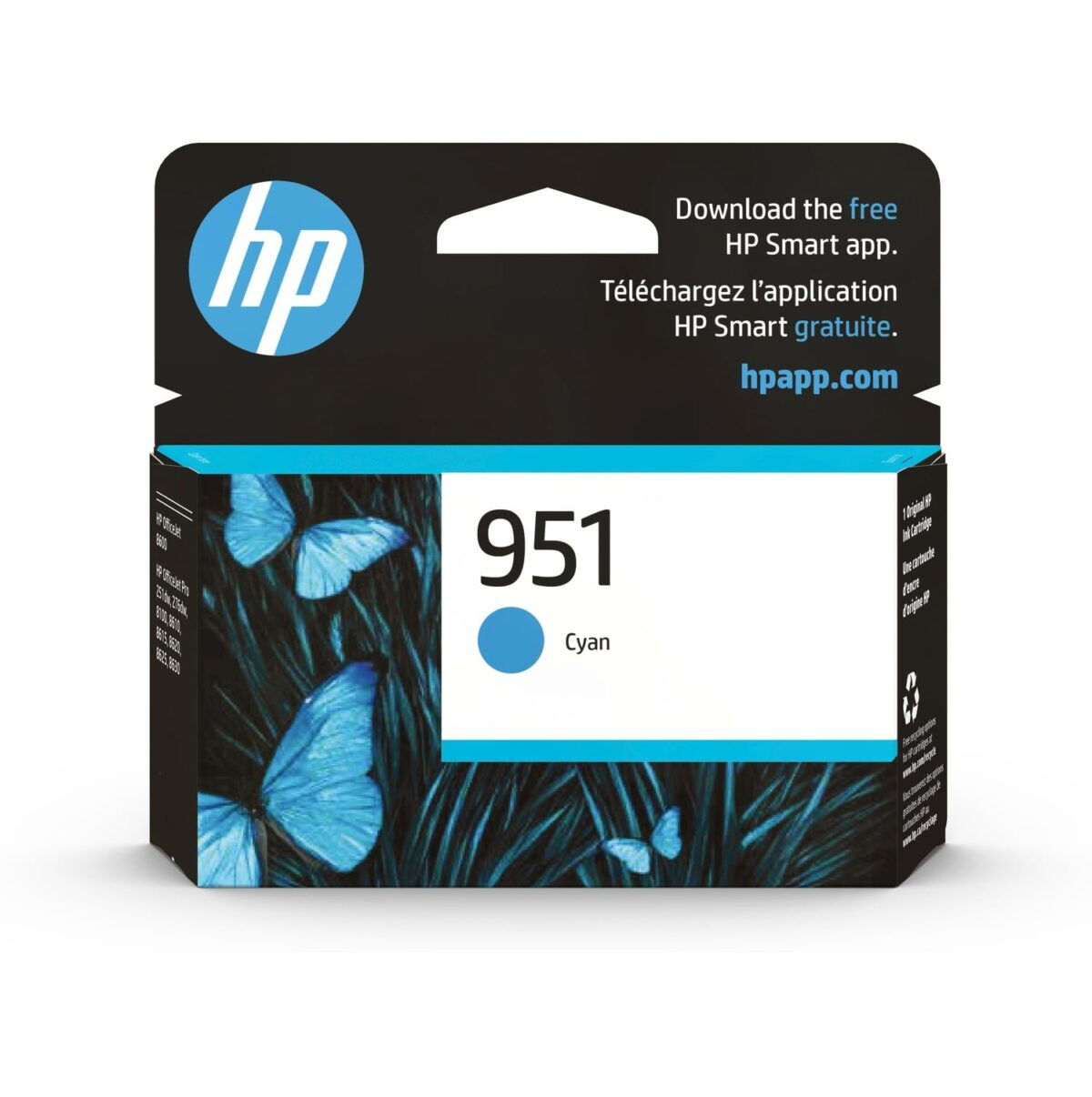 HP 951 Cyan Original Ink Cartridge (CN050AN)