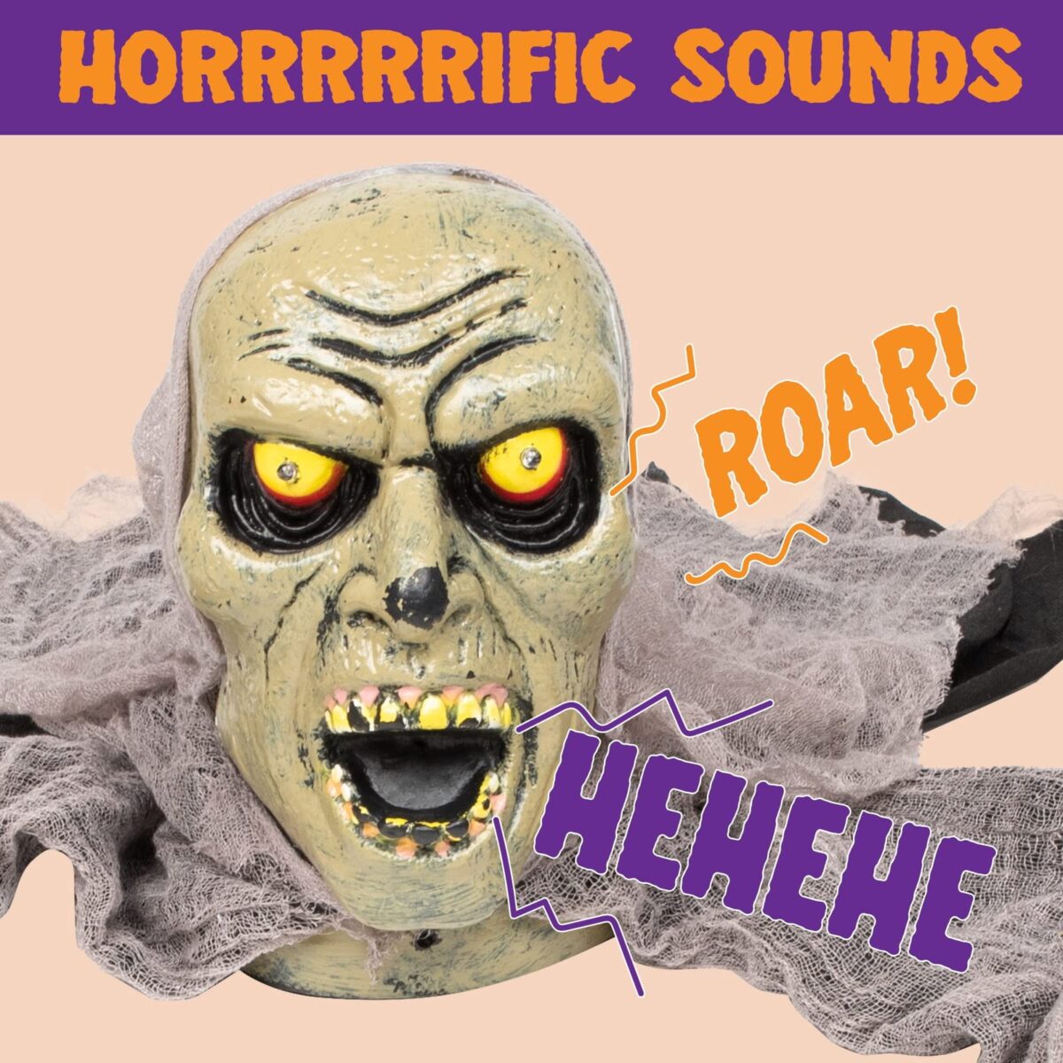 Joyfy Halloween Groundbreaker Halloween Decorations Zombie with Sound and Flashing Eyes #42