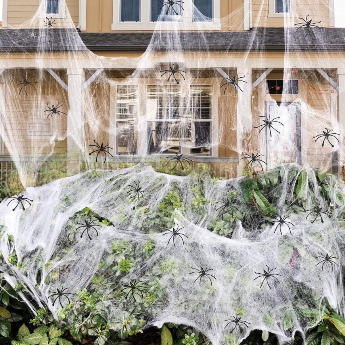 Ayieyill Halloween Spider Webs Decorations for Halloween Decorations Outdoor