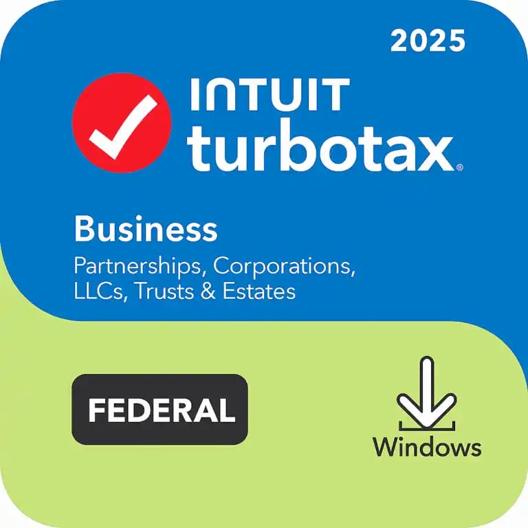 TurboTax Business 2025, Federal Tax Return – Windows [Digital Download]
